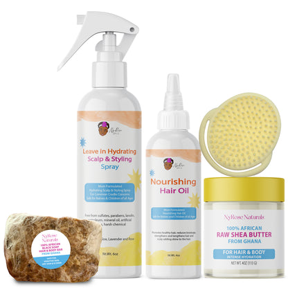 Total Hair Care System- Perfect for Cradle Cap + Post Partum Shedding!