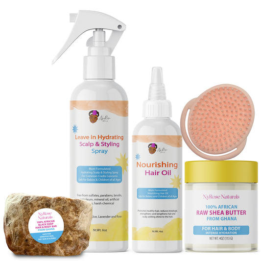 Total Hair Care System- Perfect for Cradle Cap + Post Partum Shedding!