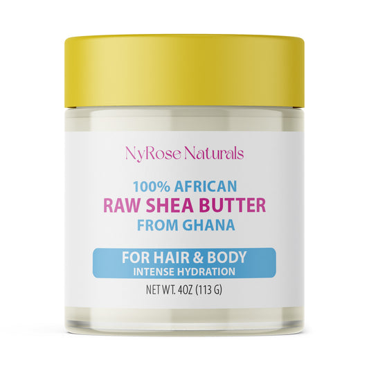 PRE-ORDER 100% African Raw Shea Butter from Ghana - NyRose Naturals