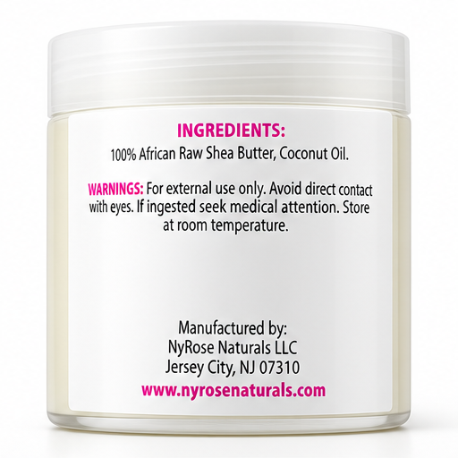 100% African Raw Shea Butter from Ghana (White)