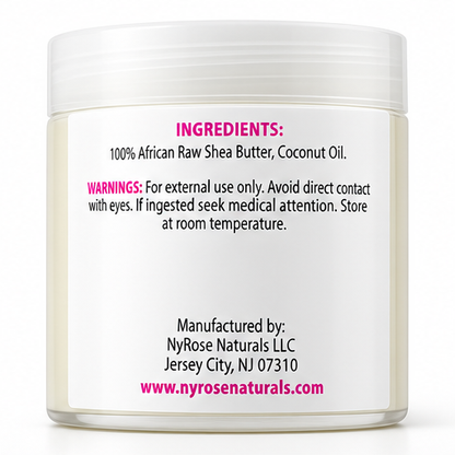 100% African Raw Shea Butter from Ghana (White)