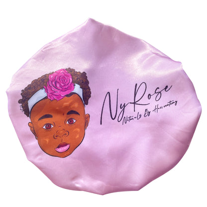 Healthy Hair Satin Reversible Baby Bonnet - NyRose Naturals