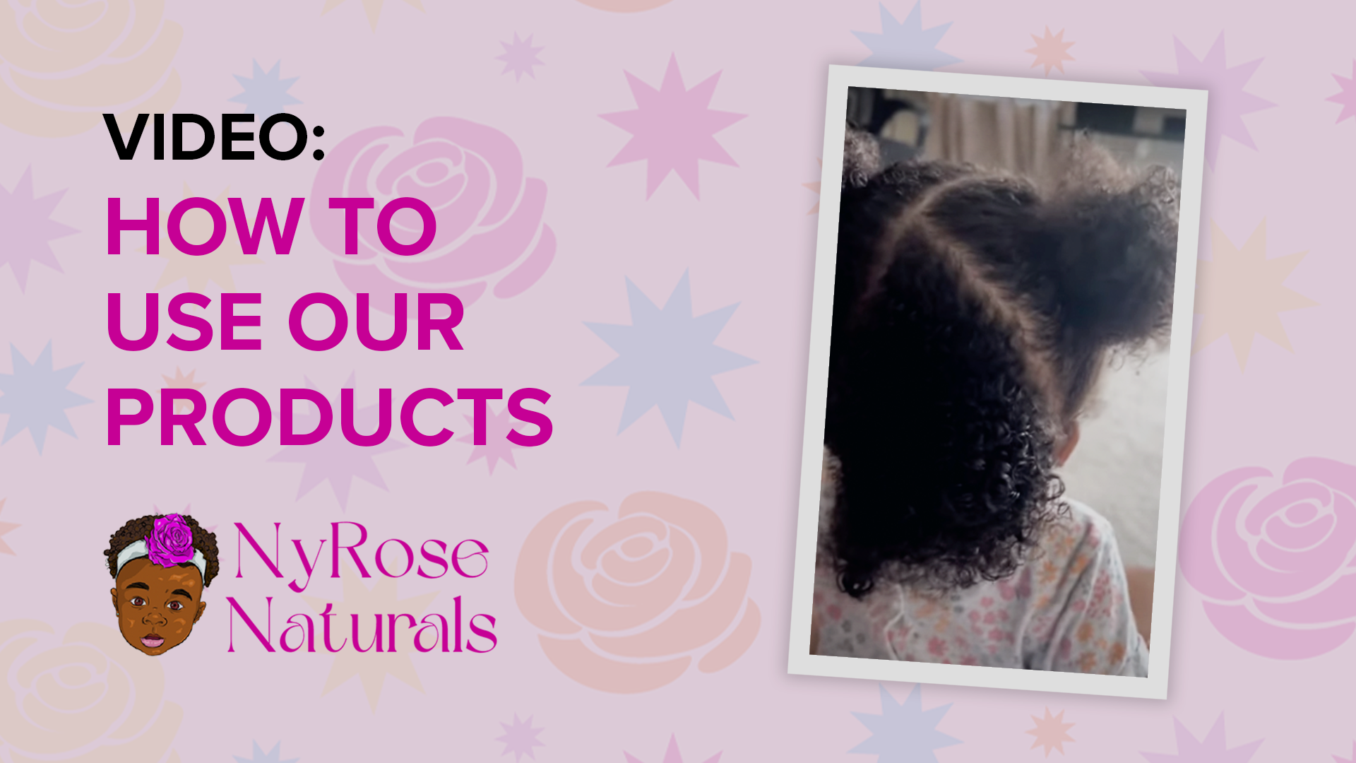 Load video: NyRose Naturals How to Use Products
